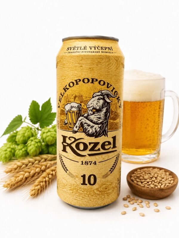 Velkopopovický Kozel Světlý 10 - 500ml
